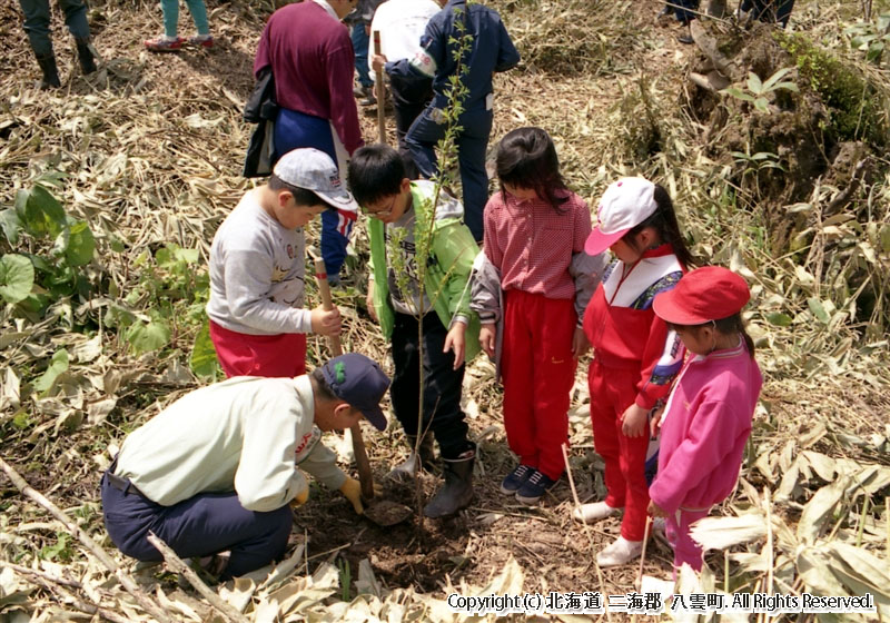 平成7年　地球環境保全の森完成記念植樹祭