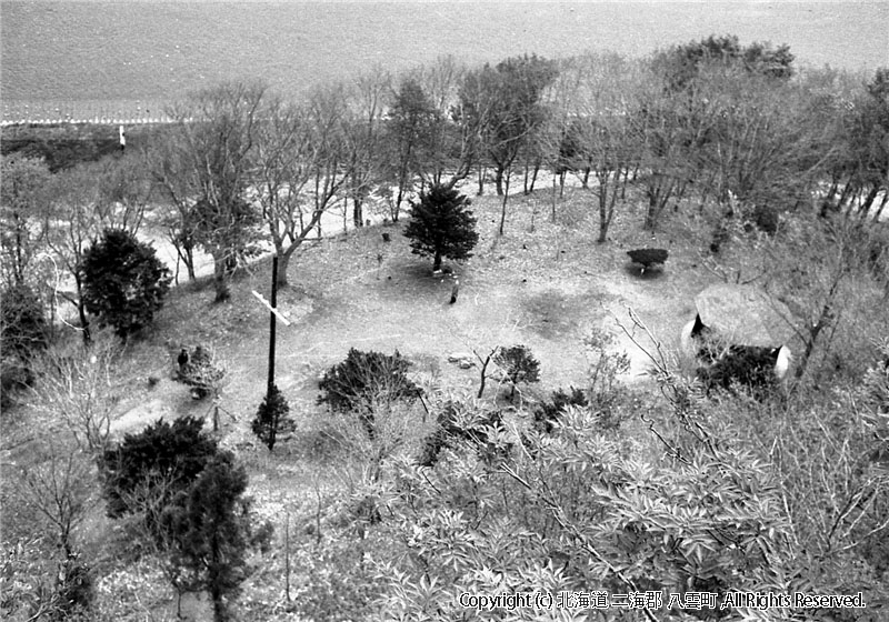 昭和39年　立岩公園開園式・建岩橋渡橋式