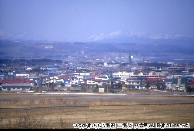 スキー場からの風景