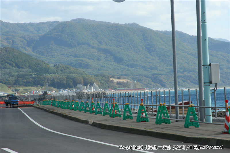 熊石地域工事現場