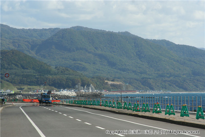 熊石地域工事現場