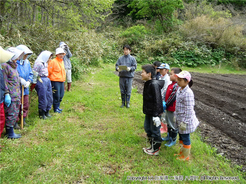 H22.05.28　サツマイモ苗植え（ふれあい交流）