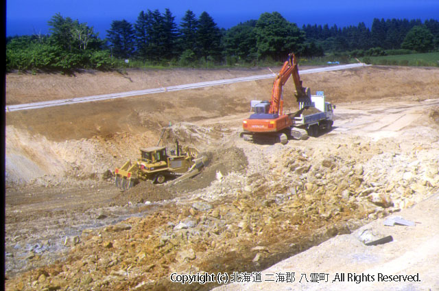 H14.06.27　高速道路工事状況  山越