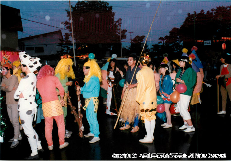 1986年　第4回　八雲山車行列