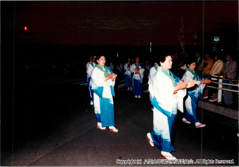 1987年　第5回　八雲山車行列