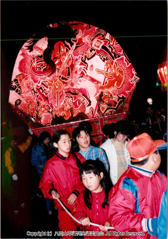 1988年　第6回　八雲山車行列