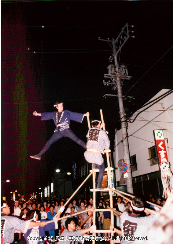 1990年　第8回　八雲山車行列