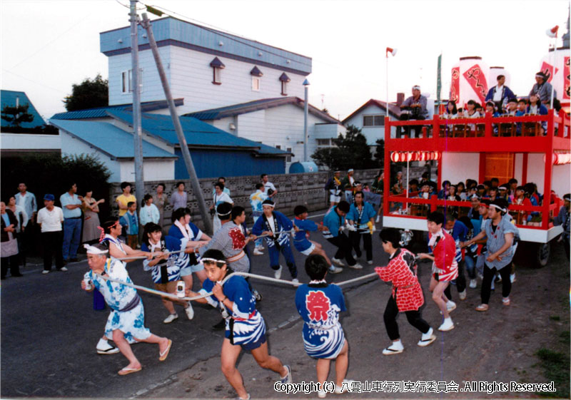 1990年　第8回　八雲山車行列