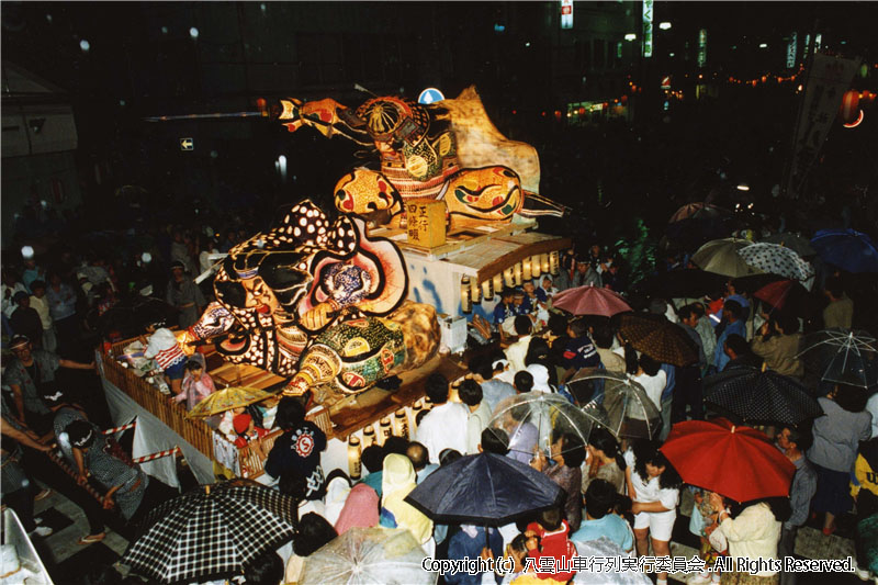 1991年　第9回　八雲山車行列