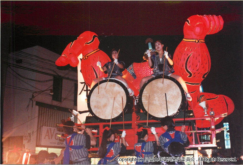 1993年　第11回　八雲山車行列
