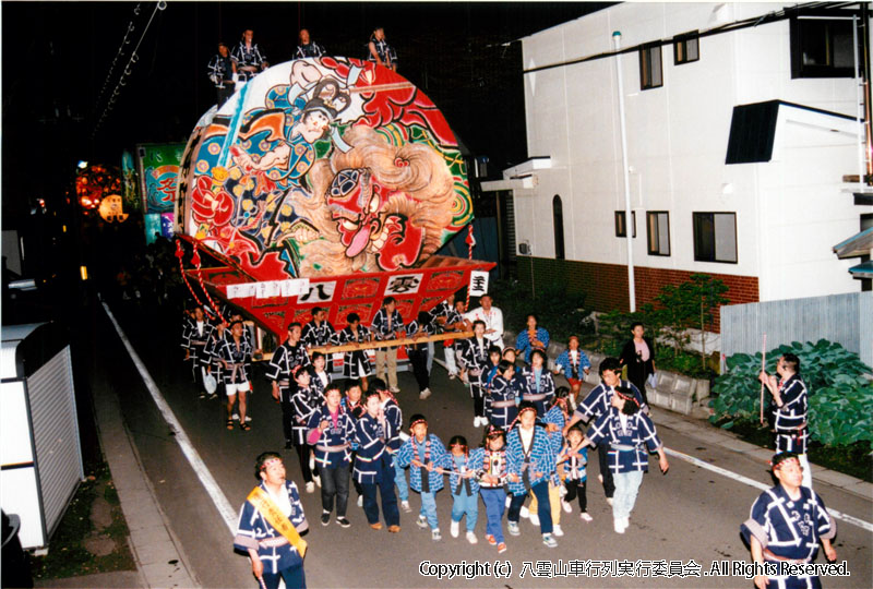 1994年　第12回　八雲山車行列