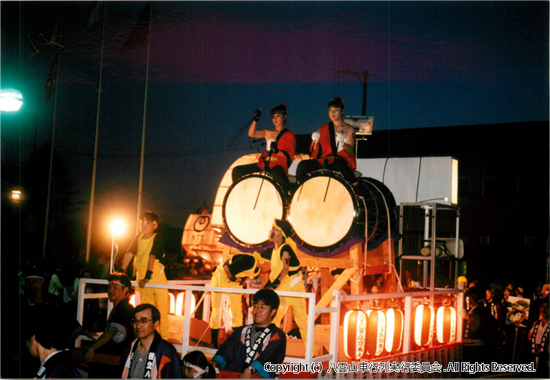 1996年　第14回　八雲山車行列