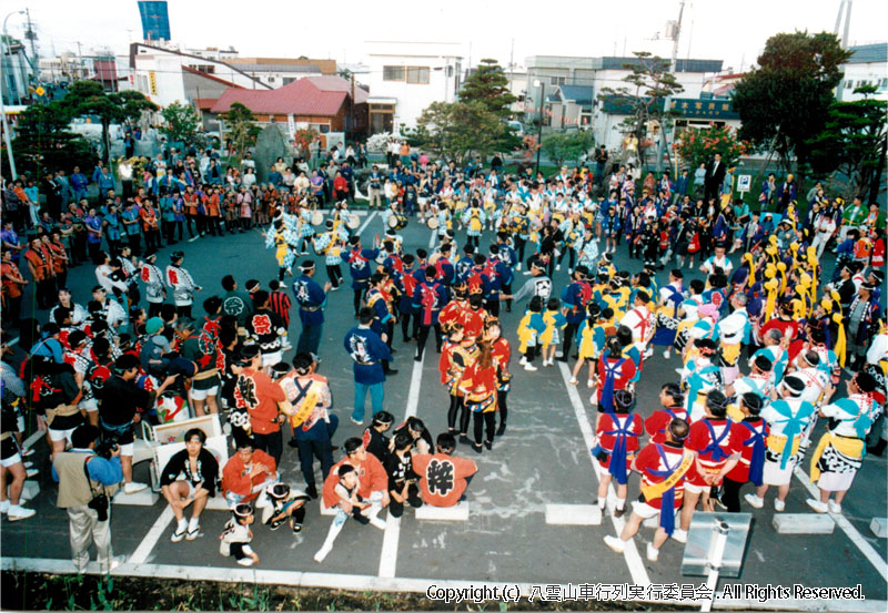 1996年　第14回　八雲山車行列