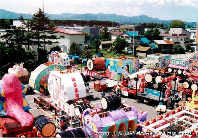 1996年　第14回　八雲山車行列