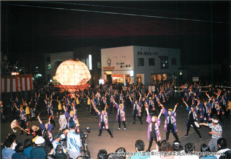 1996年　第14回　八雲山車行列