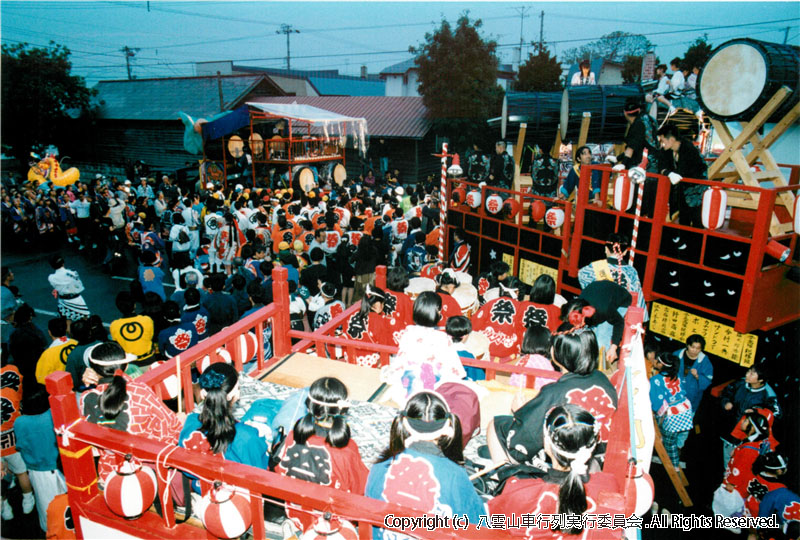 1997年　第15回　八雲山車行列