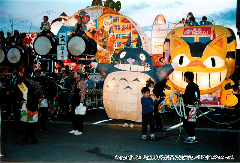1998年　第16回　八雲山車行列