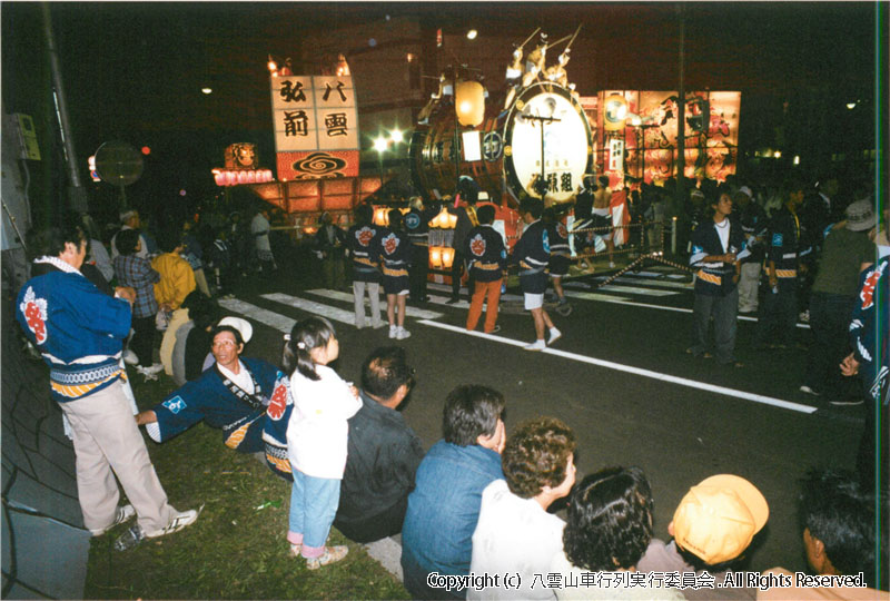1999年　第17回　八雲山車行列