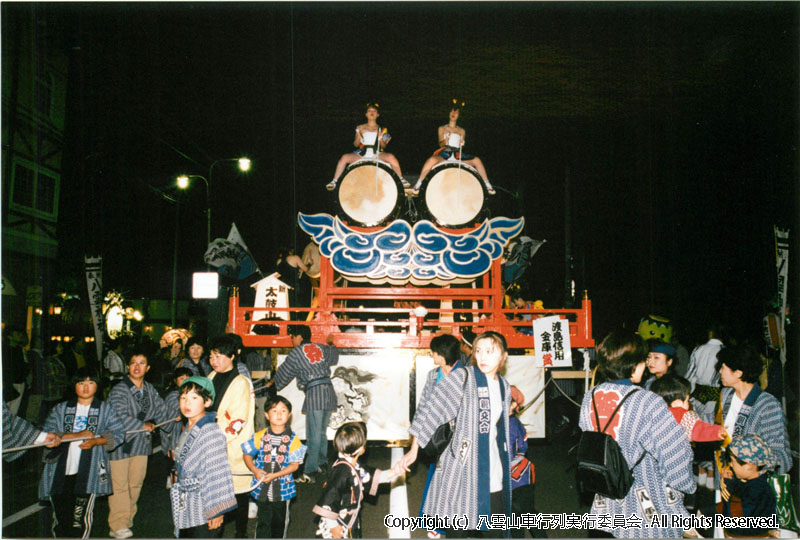 1999年　第17回　八雲山車行列