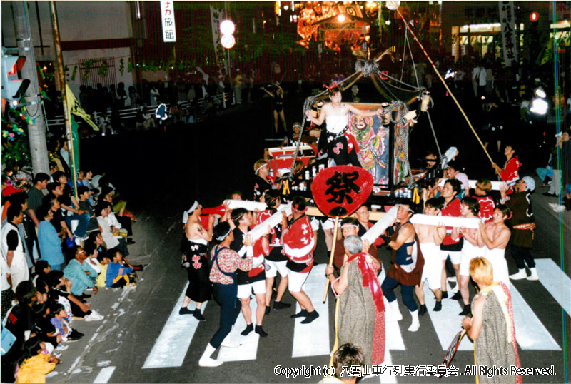 2000年　第18回　八雲山車行列