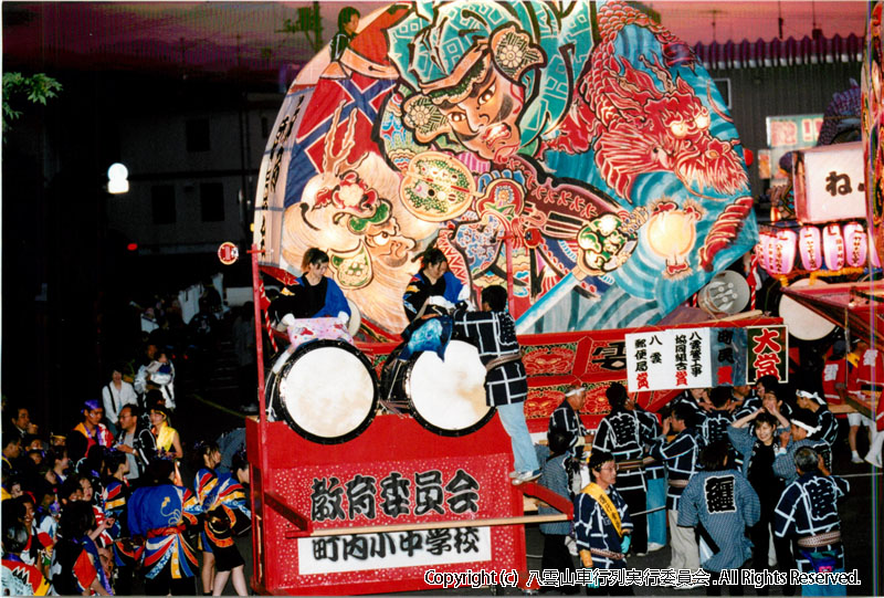 2001年　第19回　八雲山車行列