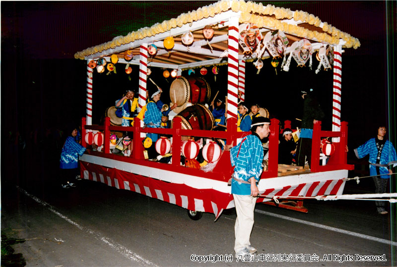 2001年　第19回　八雲山車行列