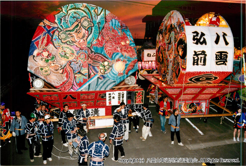 2001年　第19回　八雲山車行列
