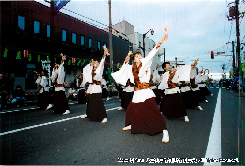 2001年　第19回　八雲山車行列