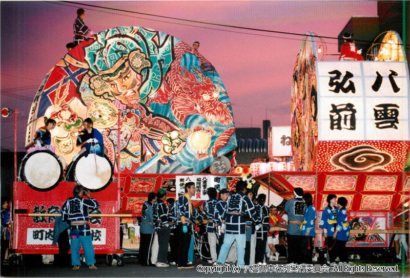 2001年　第19回　八雲山車行列