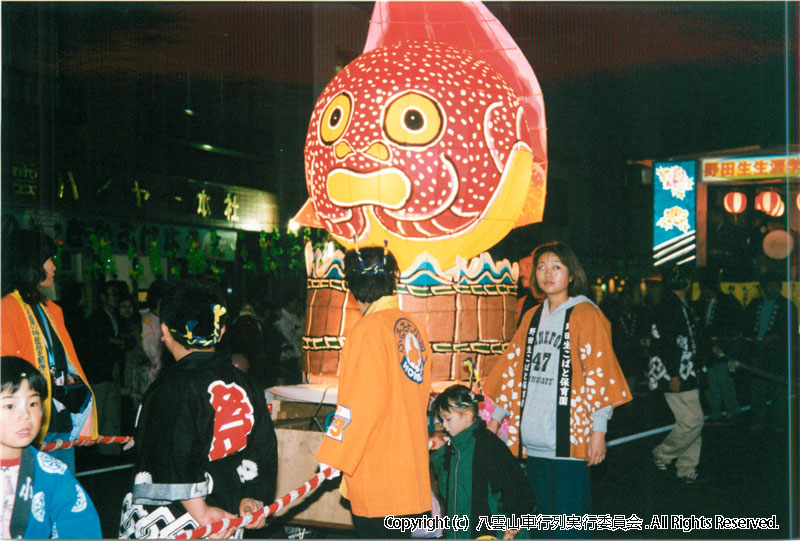 2001年　第19回　八雲山車行列