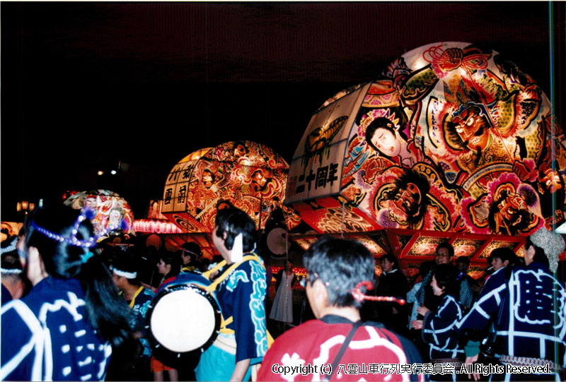 2002年　第20回　八雲山車行列