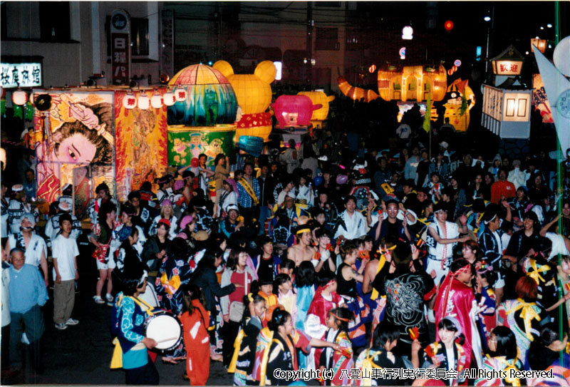 2002年　第20回　八雲山車行列