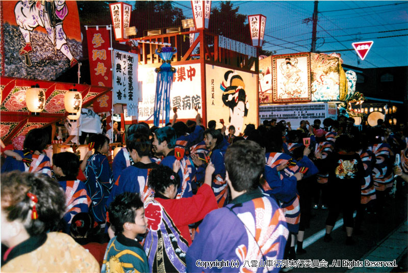 2004年　第22回　八雲山車行列