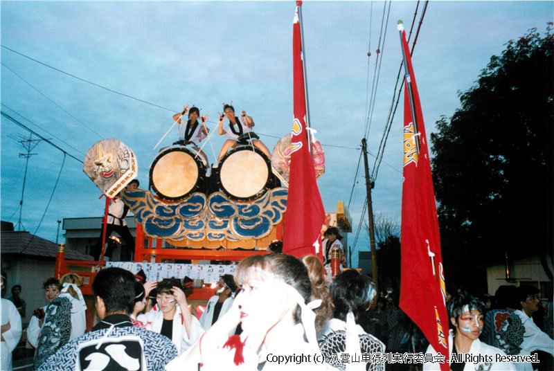 2004年　第22回　八雲山車行列