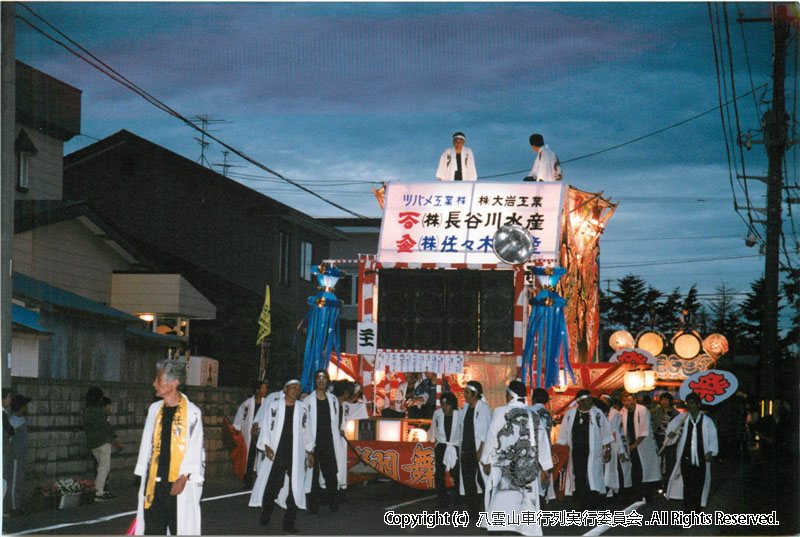 2004年　第22回　八雲山車行列