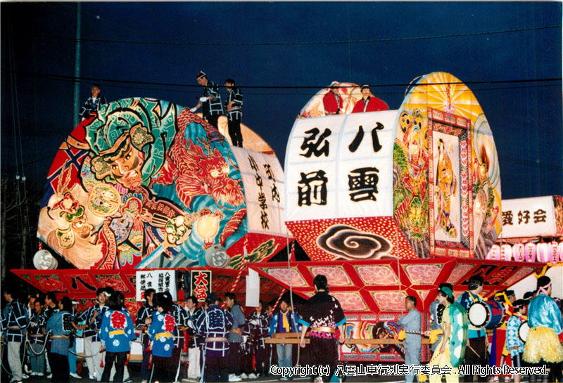 2004年　第22回　八雲山車行列