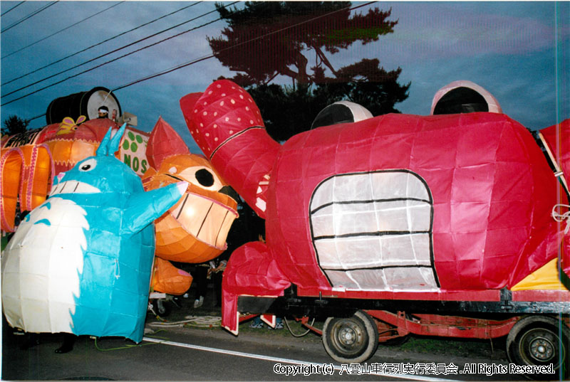 2004年　第22回　八雲山車行列