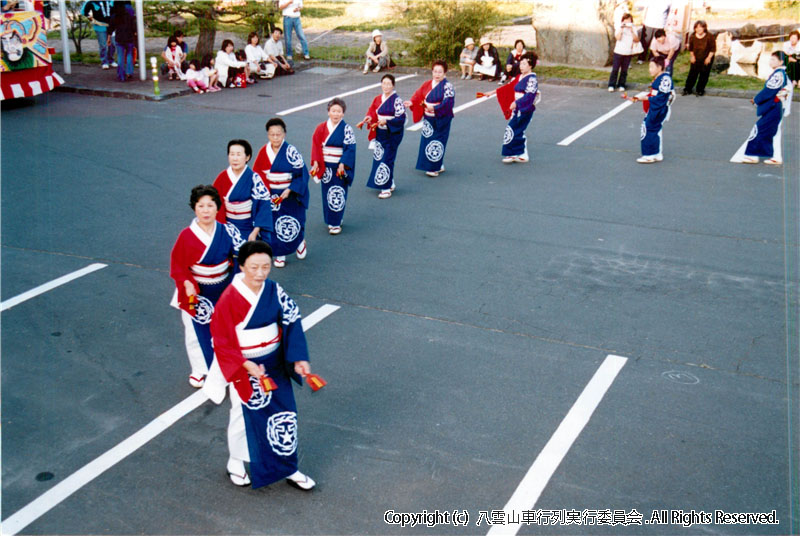 2004年　第22回　八雲山車行列