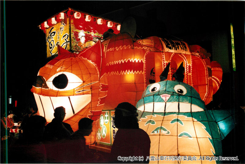 2004年　第22回　八雲山車行列