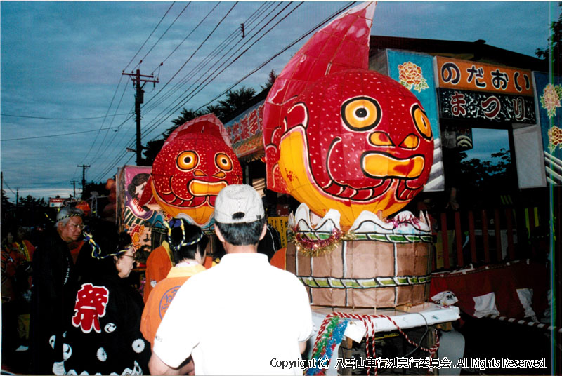 2004年　第22回　八雲山車行列