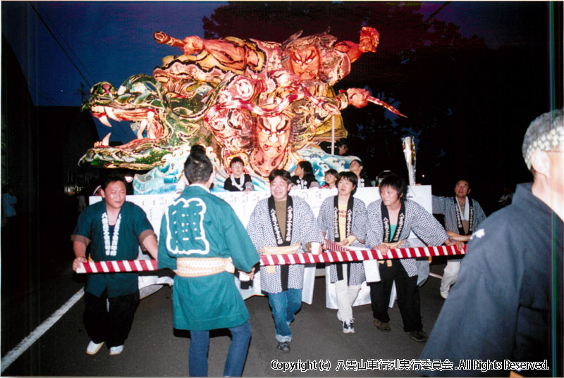 2005年　第23回　八雲山車行列