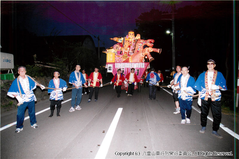 2005年　第23回　八雲山車行列