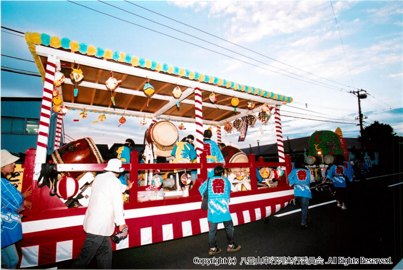 2007年　第25回　八雲山車行列