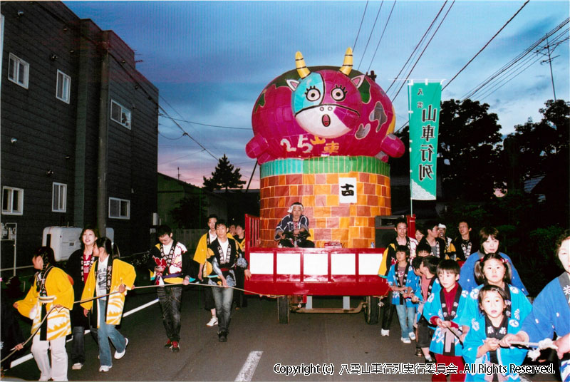2007年　第25回　八雲山車行列