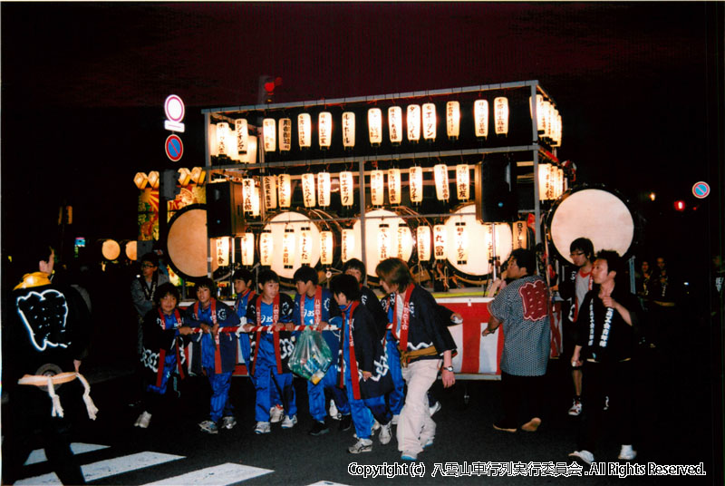 2009年　第27回　八雲山車行列