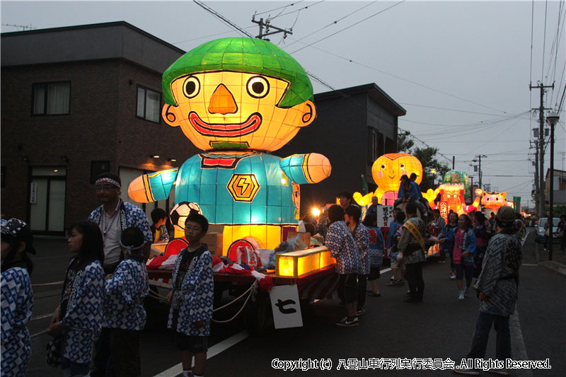 2010年　第28回　八雲山車行列