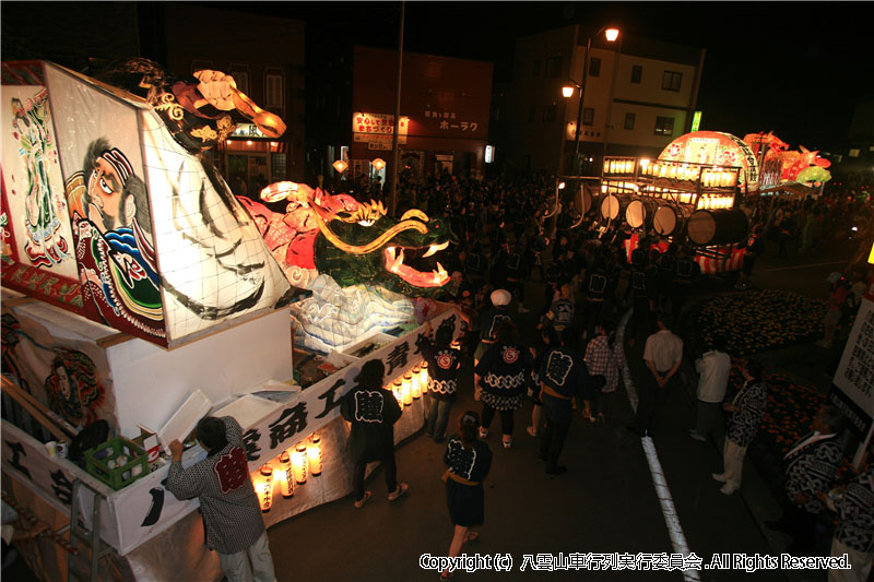 2010年　第28回　八雲山車行列