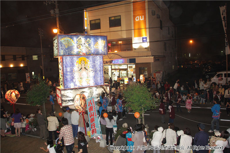 2010年　第28回　八雲山車行列