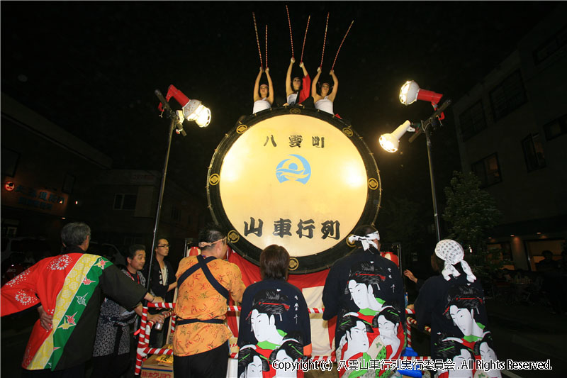 2010年　第28回　八雲山車行列
