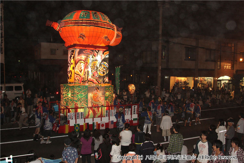 2010年　第28回　八雲山車行列